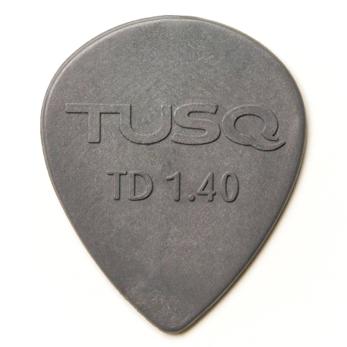 TUSQ Tear Drop Picks 1.4 mm, 72 pcs, Grey