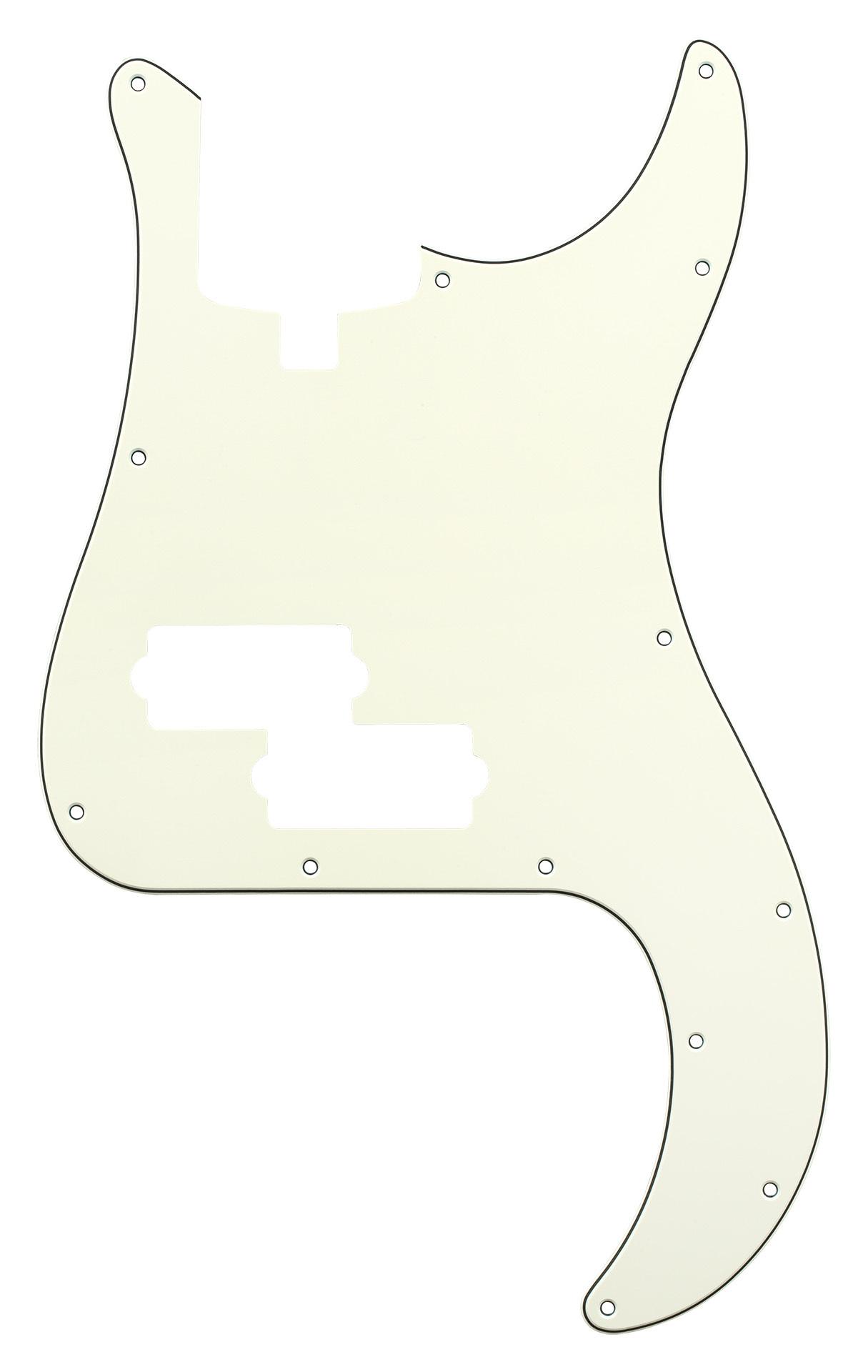 Sadowsky Parts - 21 Fret P Bass Pickguard - 4 String - Parchment