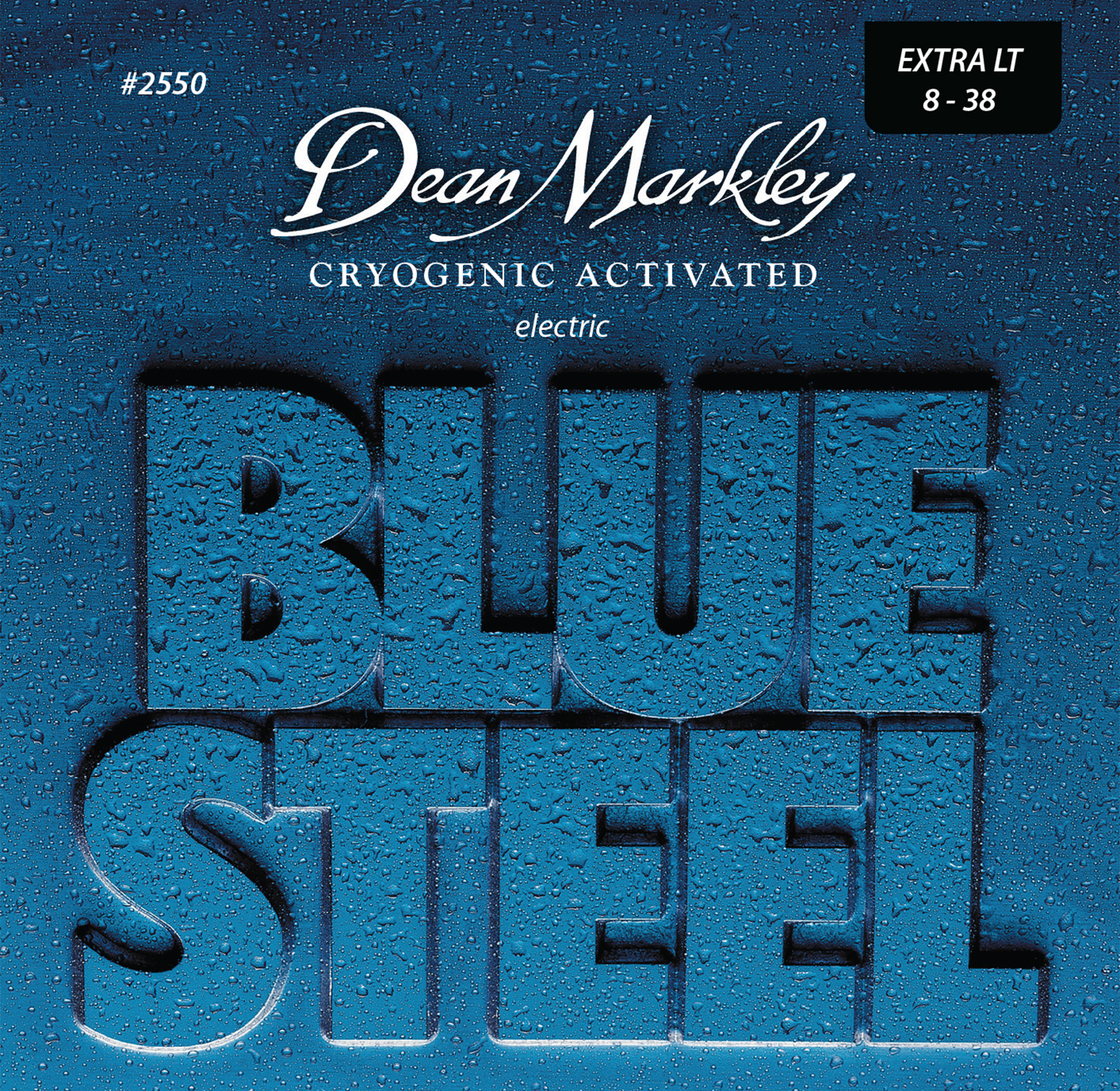 Dean Markley Blue Steel - 2550 - Electric Guitar String Set, Extra Light, .008-.038