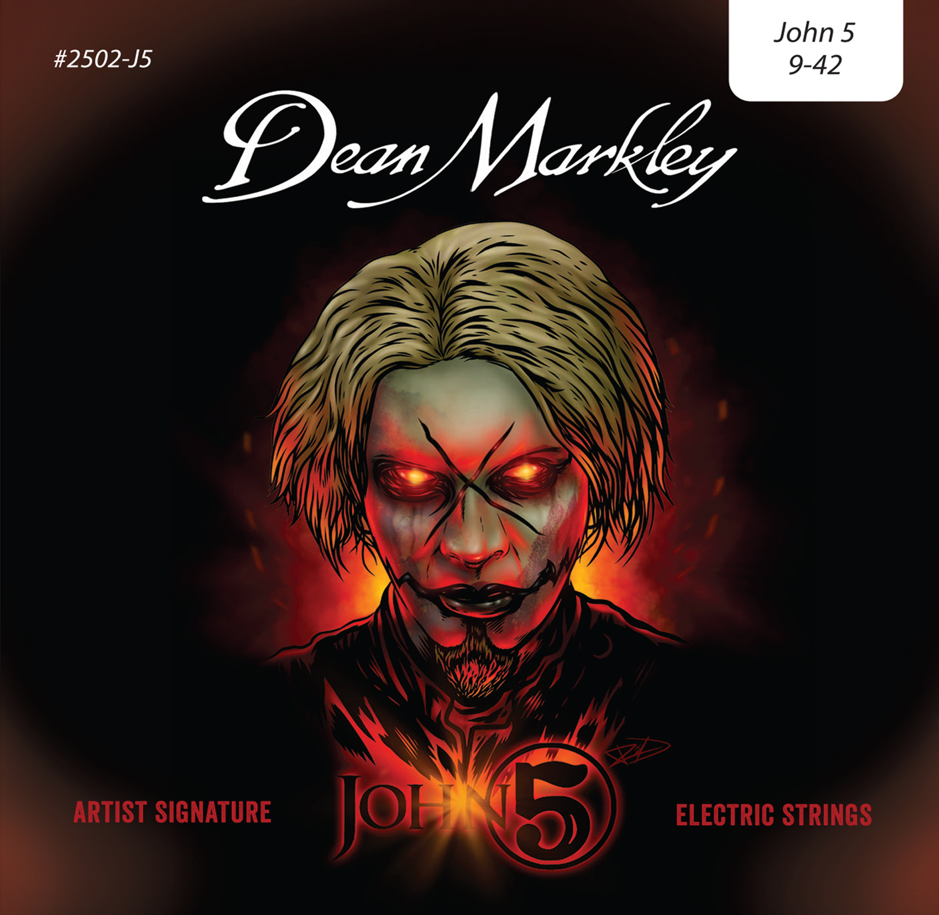 Dean Markley John 5 Artist Signature - 2502 J5 - Electric Guitar String Set, .009-.042