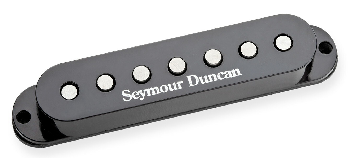 Seymour Duncan SSL-5 7s - Custom Staggered Strat Pickup, 7-String - Black Cap