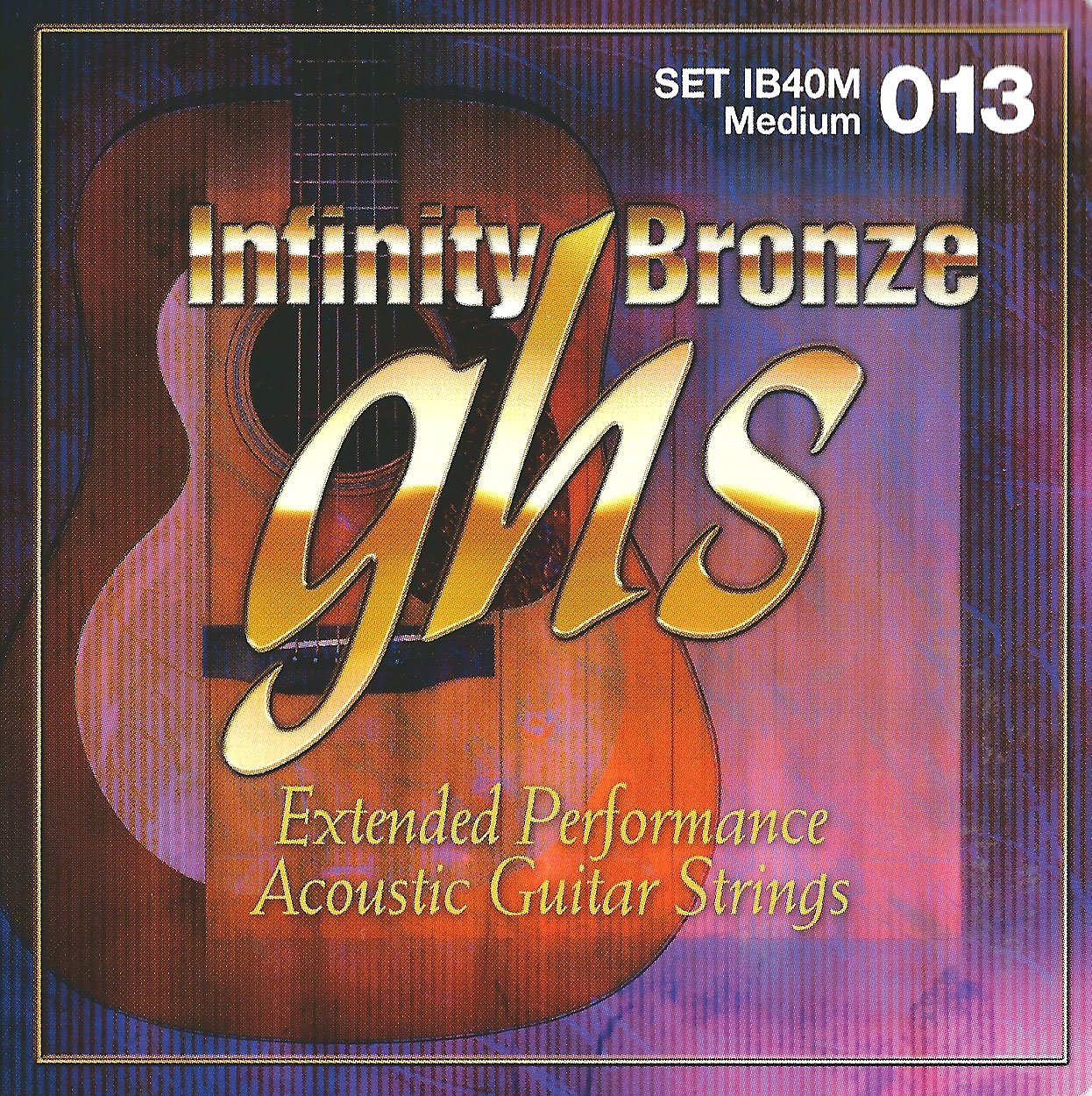 GHS Infinity Bronze - IB40M - Acoustic Guitar String Set, Heavy, .013-.056