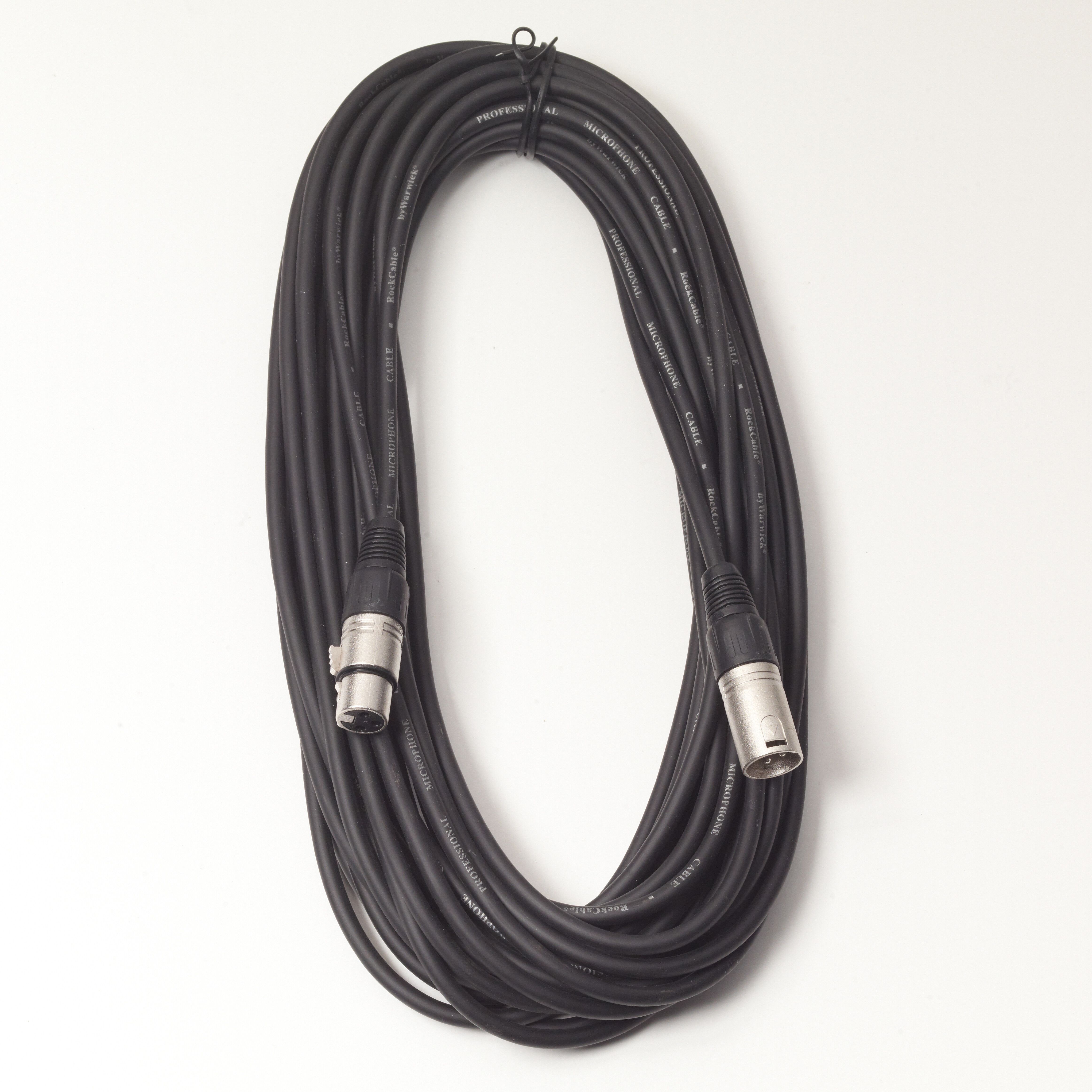 RockCable Microphone Cable - XLR (male) / XLR (female) - 15 m / 49.2 ft