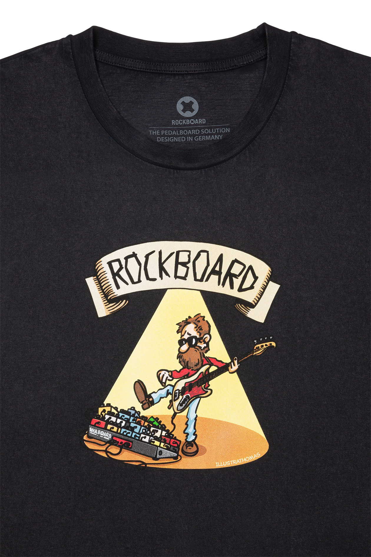 RockBoard - Cartoon T-Shirt, Black - Size XL
