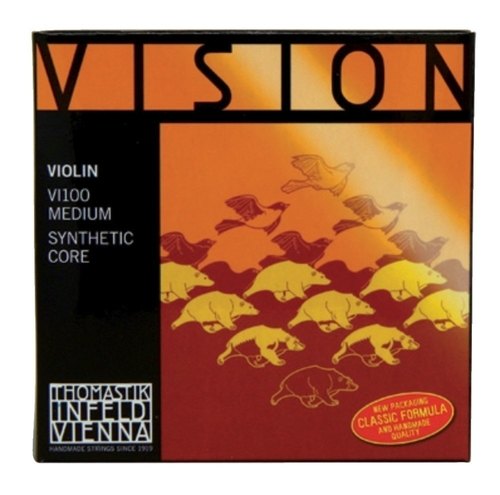 THOMASTIK VI100 Vision Violin Saiten Satz 4/4 Synthetic Core Medium