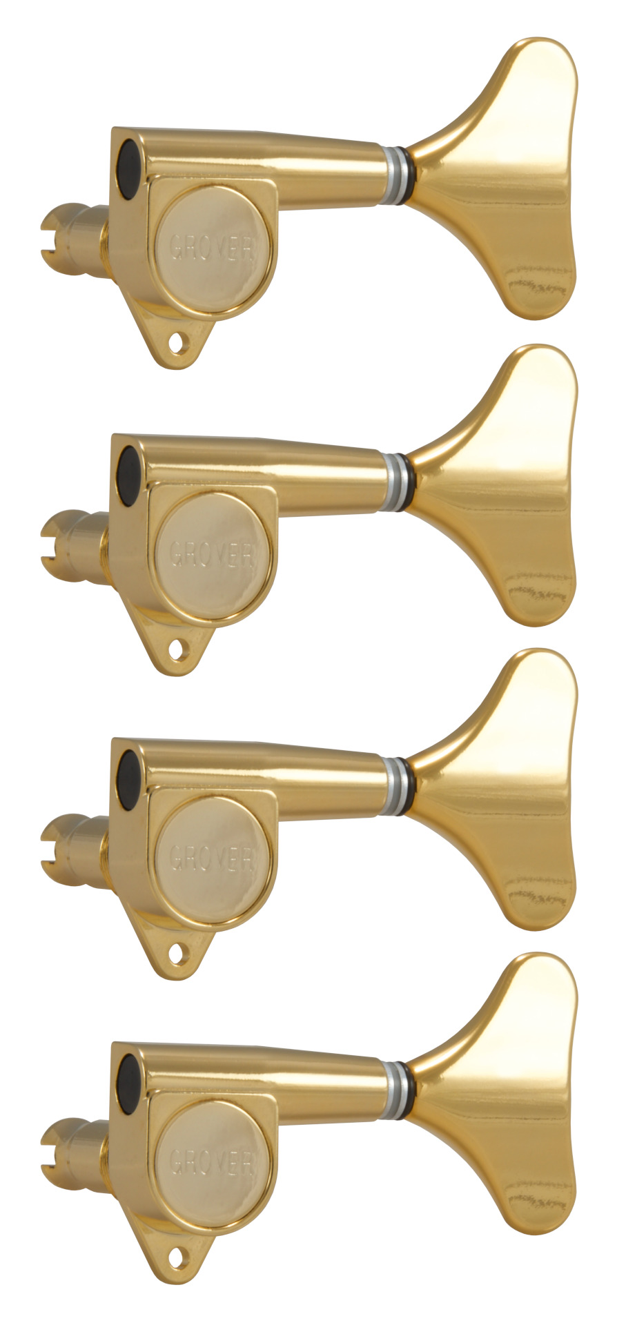 Grover 144G4 Mini Bass Machines - Bass Machine Heads, 4-in-Line, Bass Side (Left) - Gold