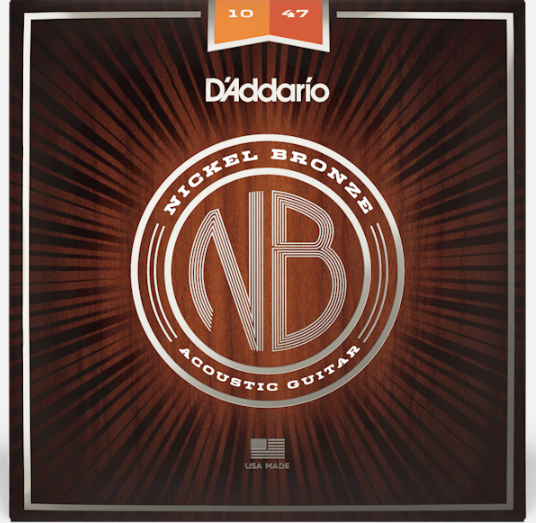 D'ADDARIO NB1047 010-047 Nickel Bronze Saiten für Westerngitarre
