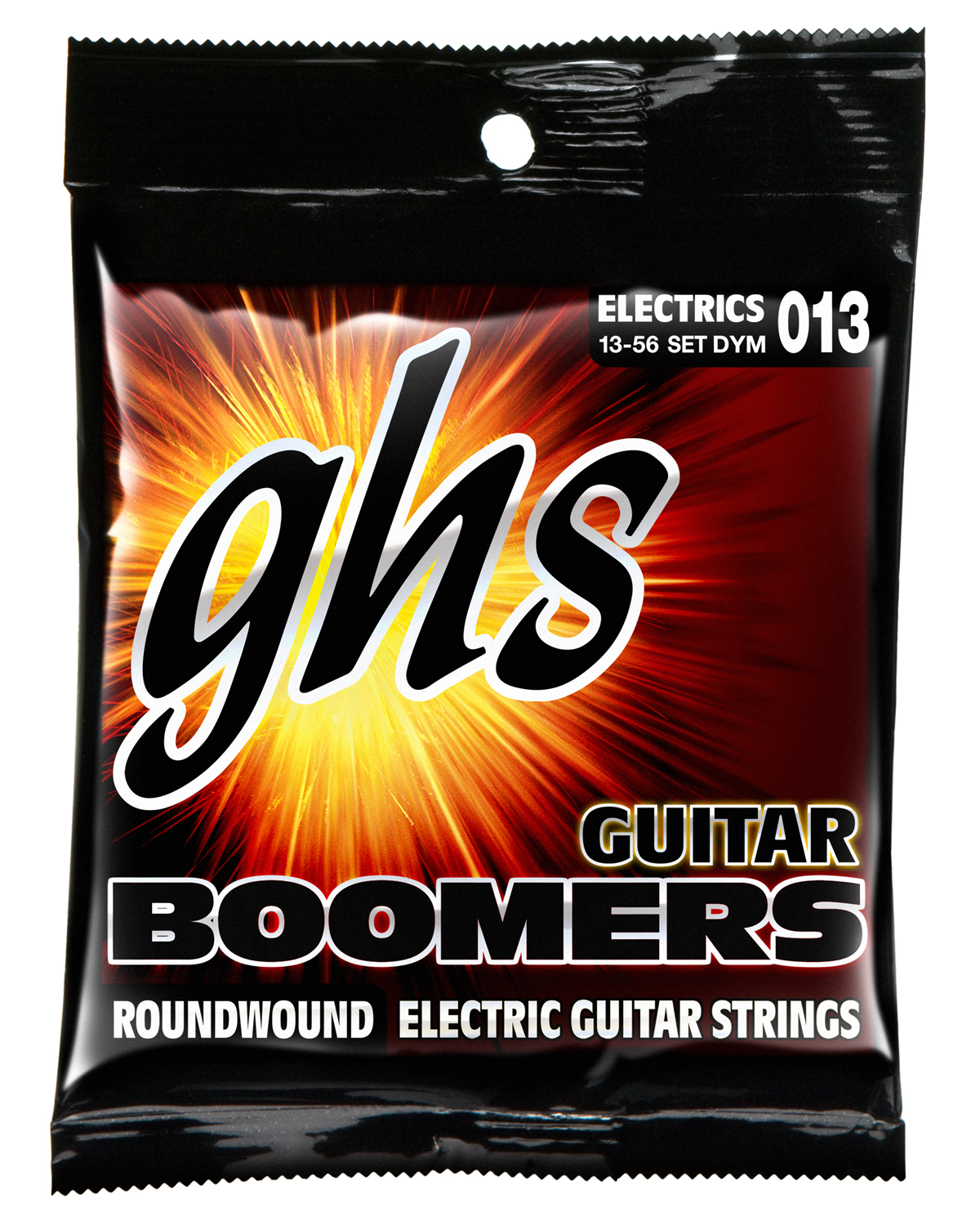 GHS Guitar Boomers Wound 3rd - DYM - Electric Guitar String Set, Medium, .013-.056