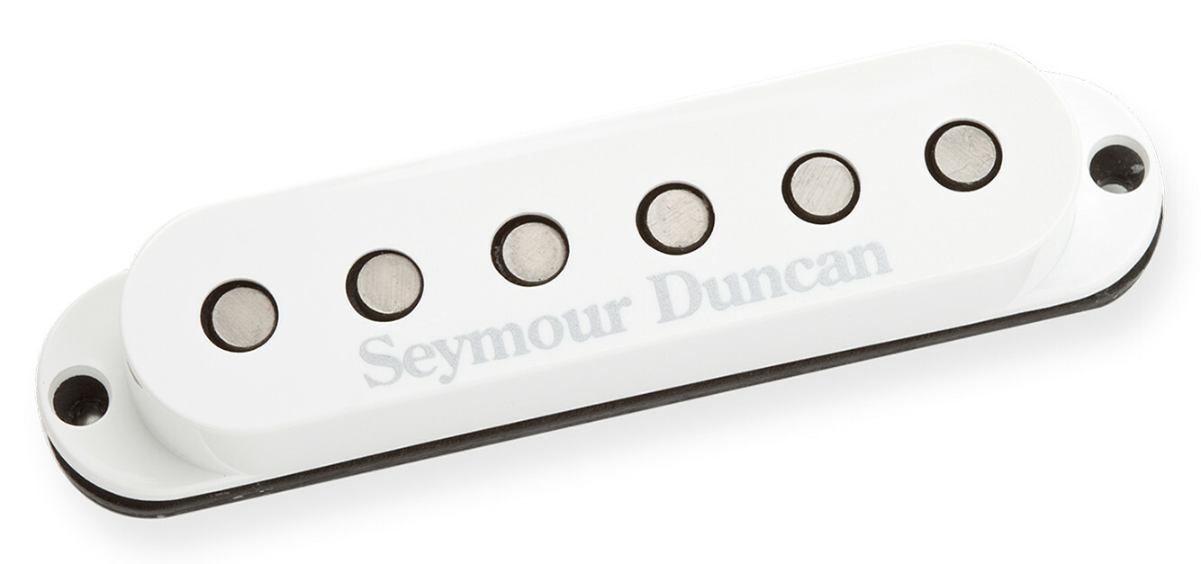 Seymour Duncan SSL-5L - Custom Staggered Strat Pickup, Lefthand - White Cap