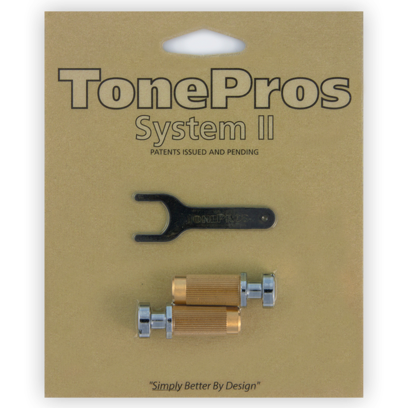 TonePros SM1 C - Metric Brass Locking Studs - Chrome