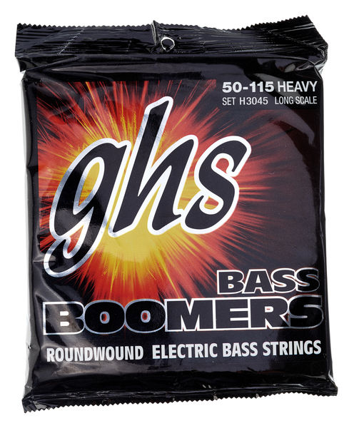 GHS Bass Boomers - H3045 - Bass String Set, 4-String, Heavy, .050-.115