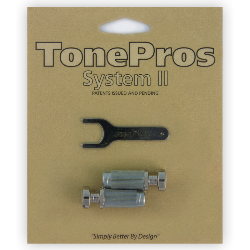 TonePros VS1 N - Standard Steel Locking Studs (Vintage Series) - Nickel