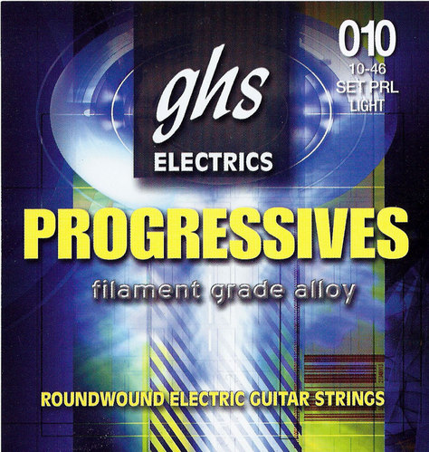 GHS Progressives - PRL - Electric Guitar String Set, Light, .010-.046