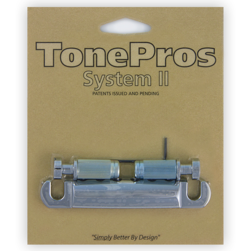 TonePros T1ZS C - Standard Tailpiece (Locking Stop Bar) - Chrome