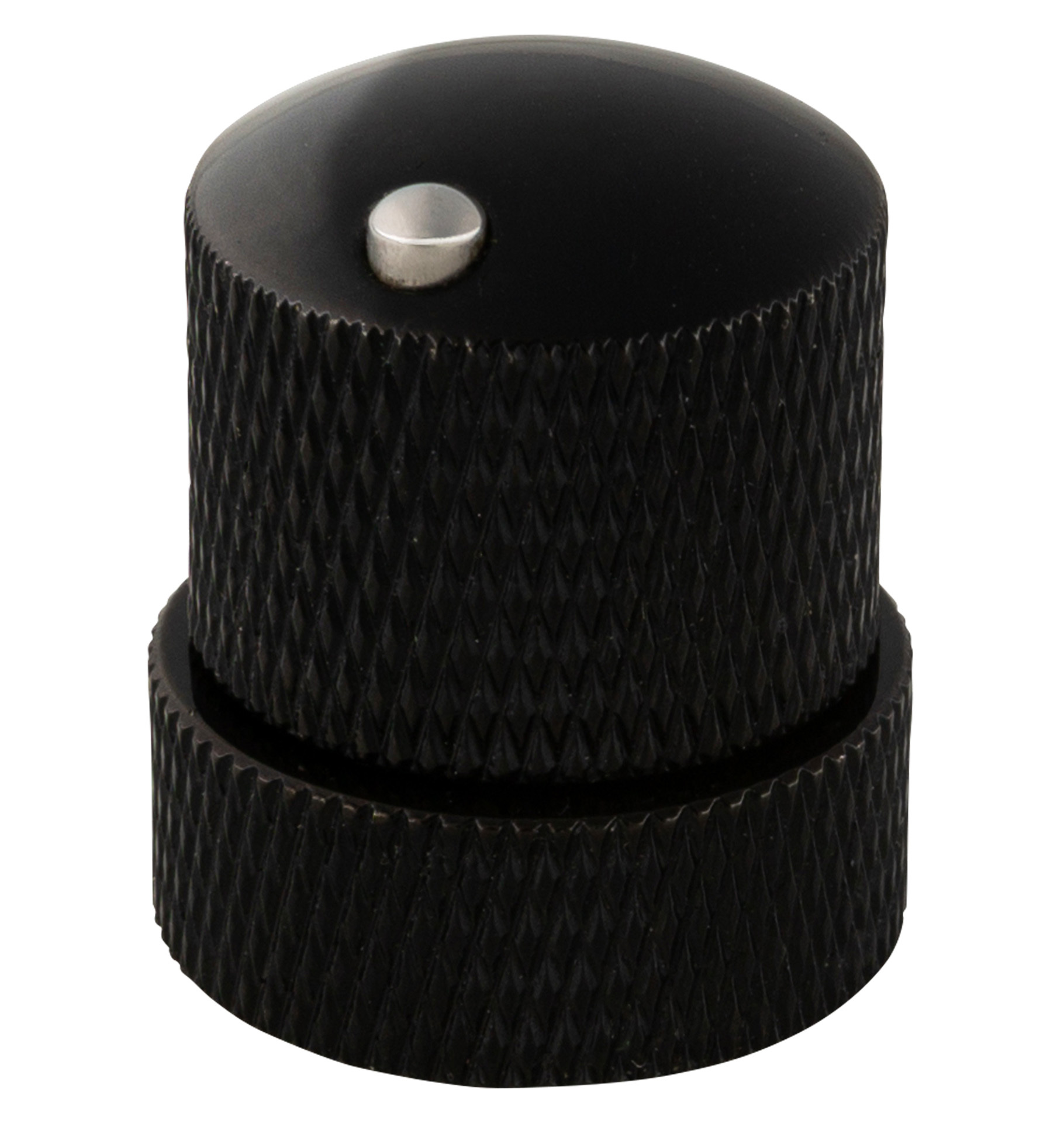 Framus & Warwick - Stacked Potentiometer Dome Knob with Convex Indicator - Black