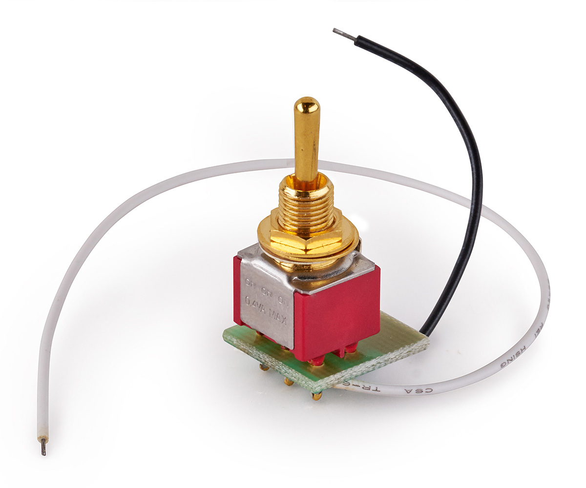 MEC Mini Toggle Switch Assembly for Warwick Streamer Jazzman - Gold
