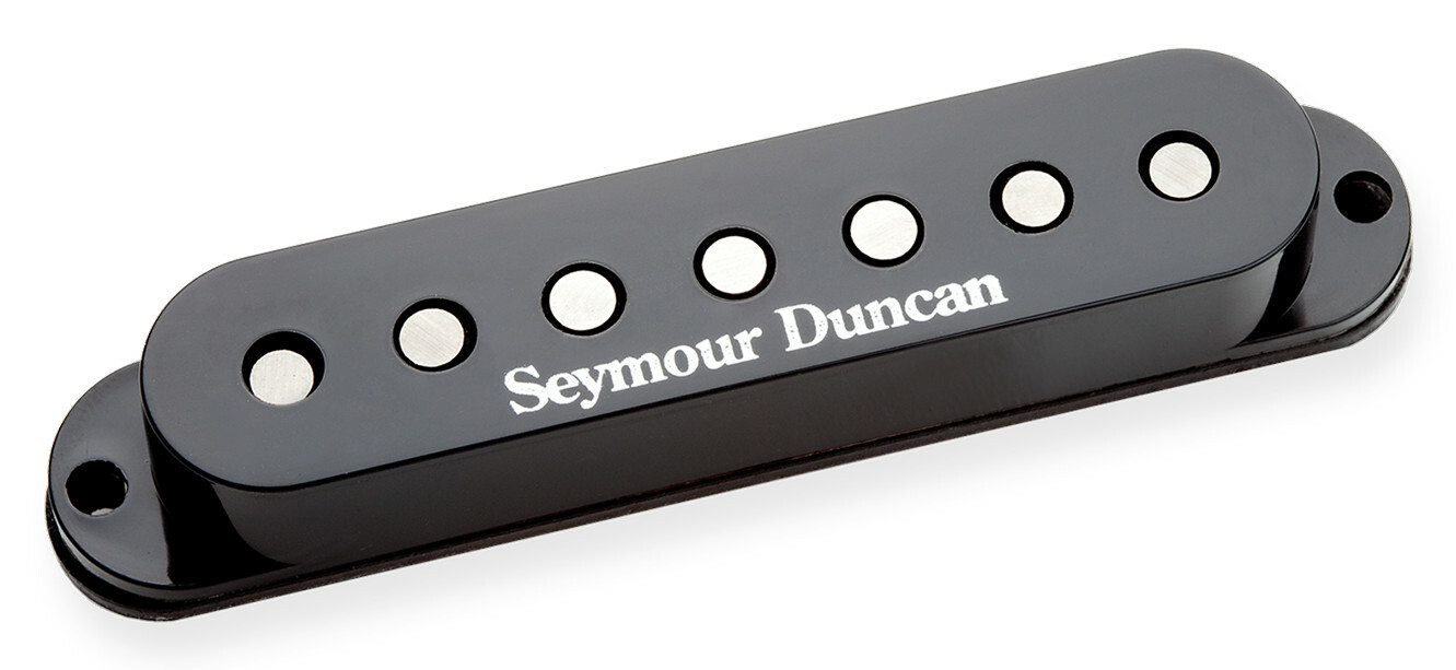 Seymour Duncan SSL-1 7s - Vintage Staggered Strat Pickup, 7-String - Black Cap