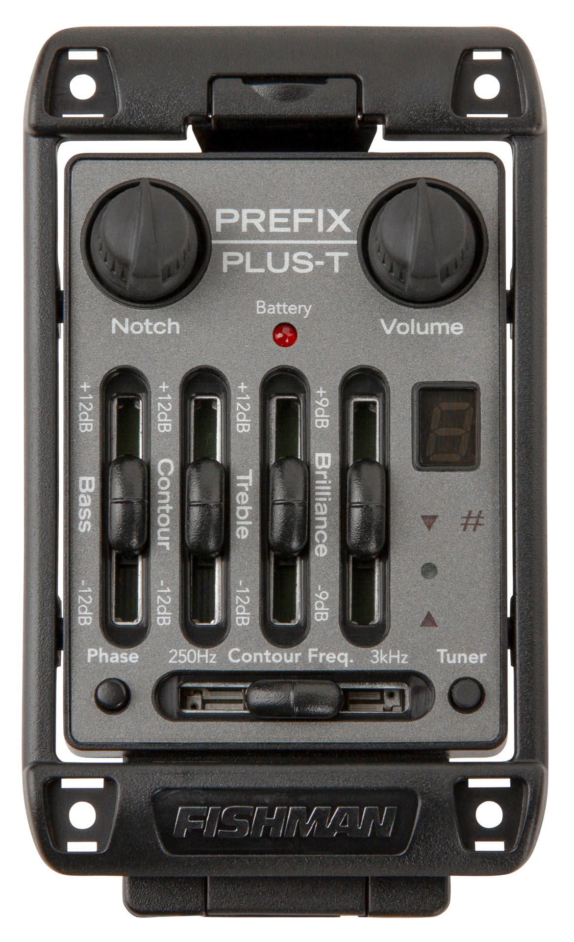 Warwick Parts - Fishman Prefix Plus-T Electronics and Piezo Pickup, 6-String