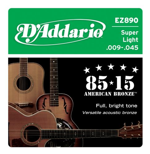 D'ADDARIO EZ890 009-045 85/15 American Bronze Saiten für Westerngitarre