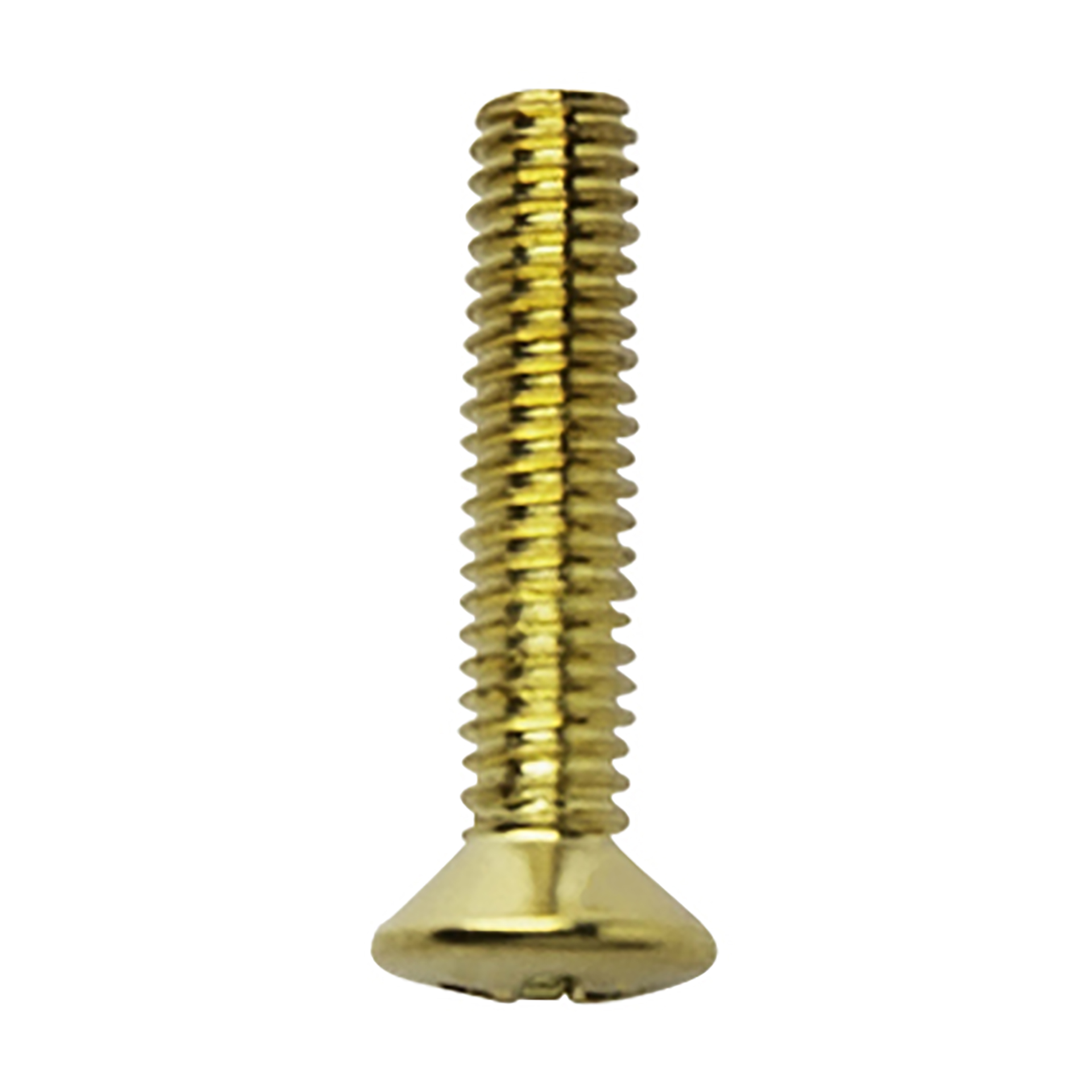 Sadowsky Parts - Countersunk Screw for Electronics Compartment Covers, M 2,5 mm x 12 mm, 4 pcs. - Gold