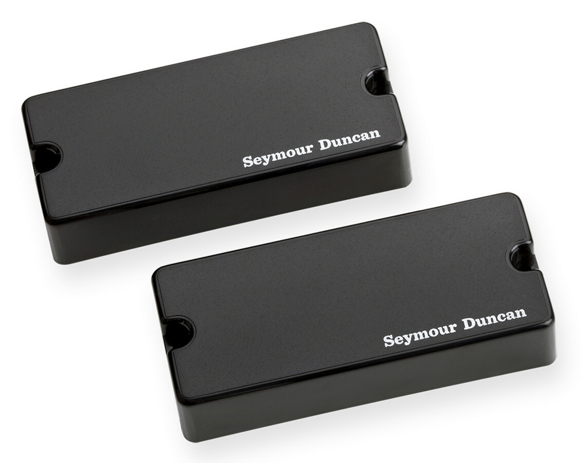 Seymour Duncan SSB-4S - Passive Soapbar, 4-String, Bass Pickup Set, Phase II/EMG Size - Black