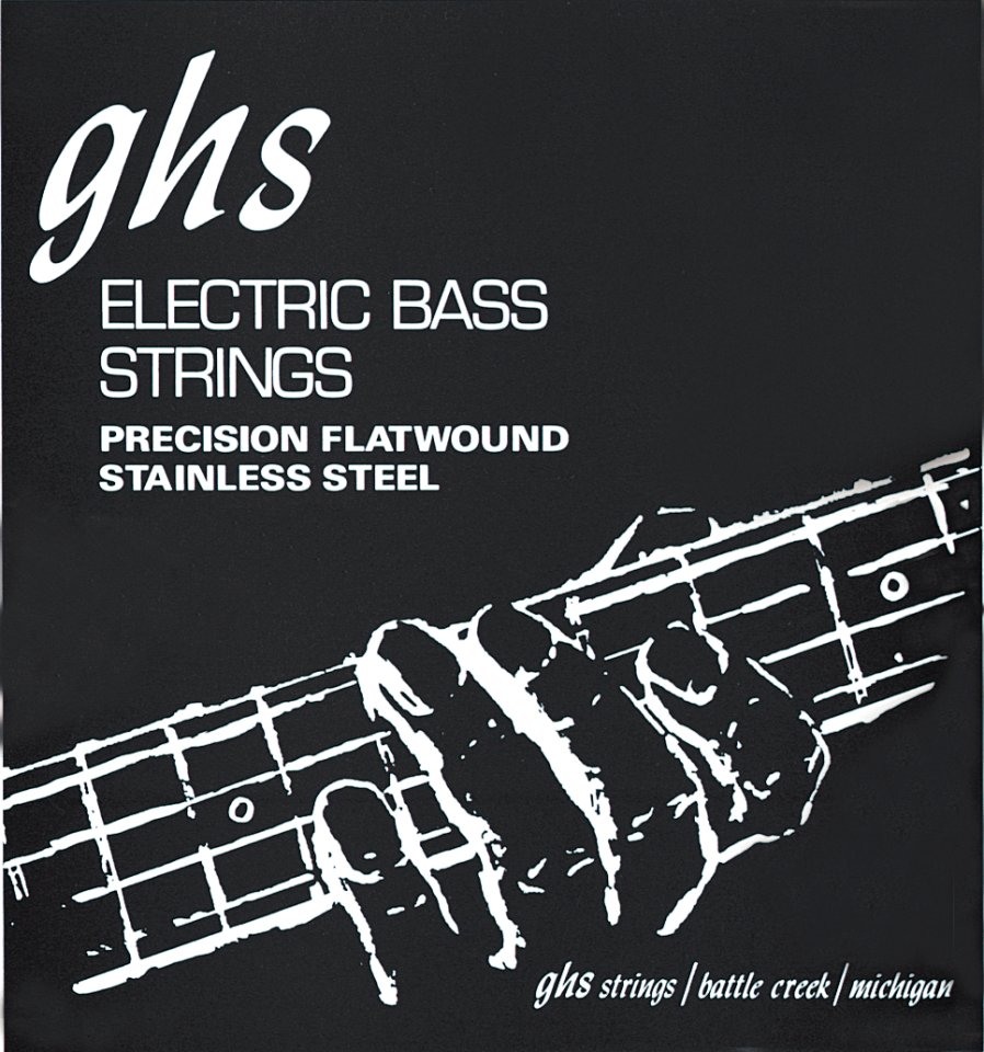 GHS Precision Flatwound - 3020 - Bass String Set, 4-String, Light, .045-.095, Short Scale