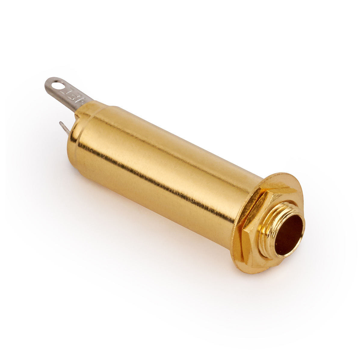 MEC Closed Stereo Jack Socket, for Mouning with Jackplates - Gold