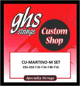 GHS Custom Shop - Pat Martino Signature Flatwounds - Electric Guitar String Set, Light, .016-.056