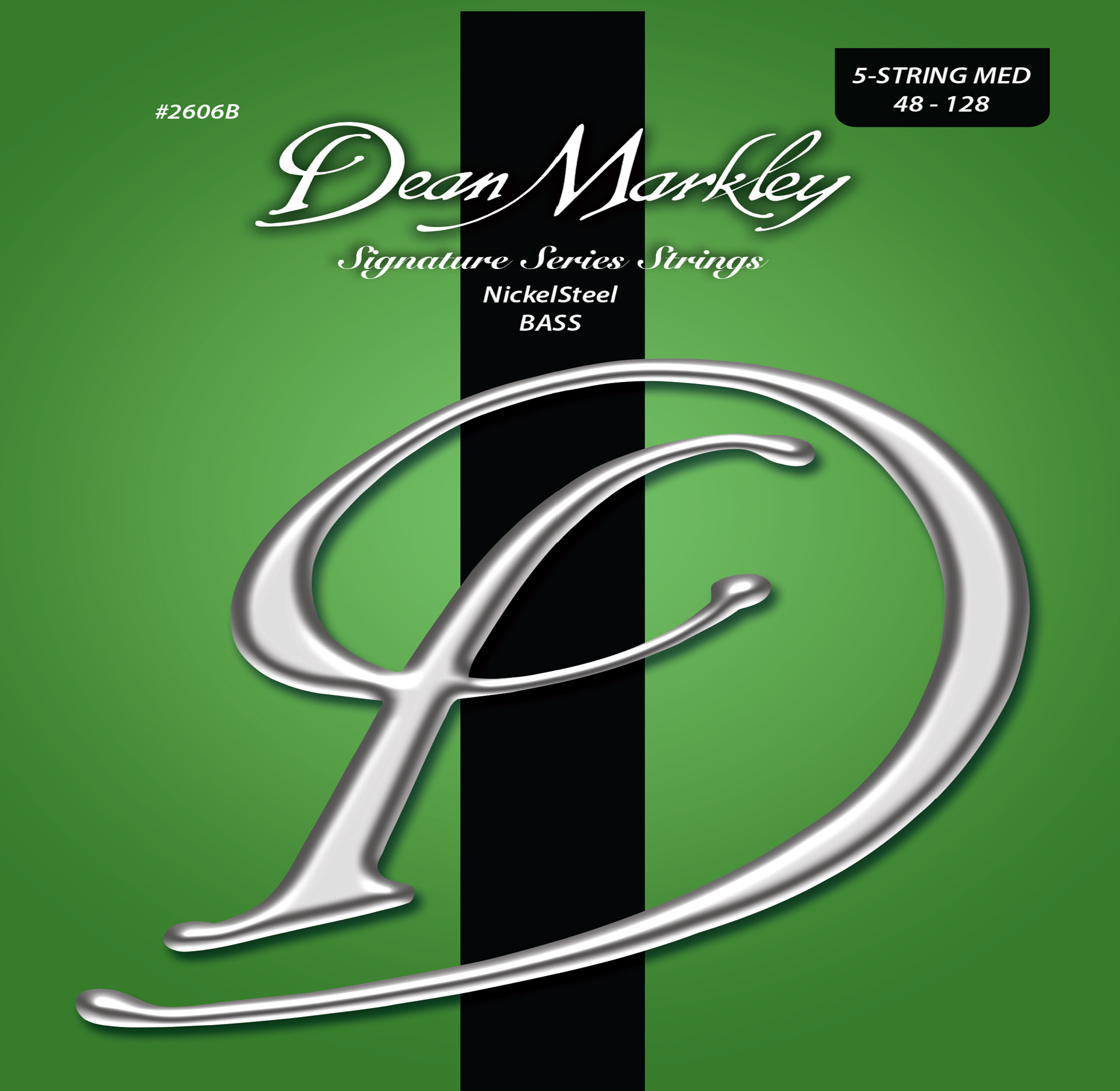 Dean Markley Signature - 2606 B - Electric Bass String Set, 5-String, Medium, .048-.128