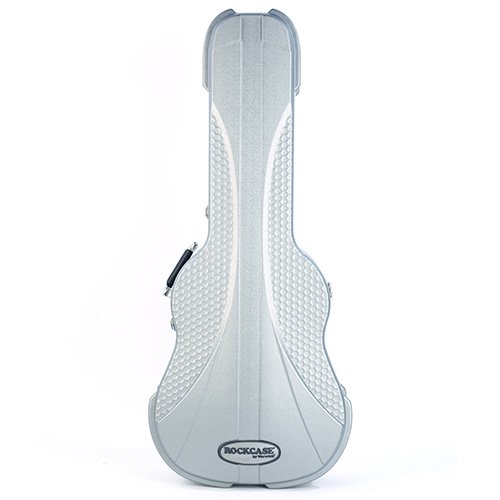 RockCase - Premium Line - Acoustic Guitar ABS Case, Curved - Silver