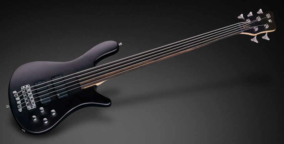 Warwick RockBass Streamer Standard, 5-String, Fretless - Nirvana Black Transparent Satin