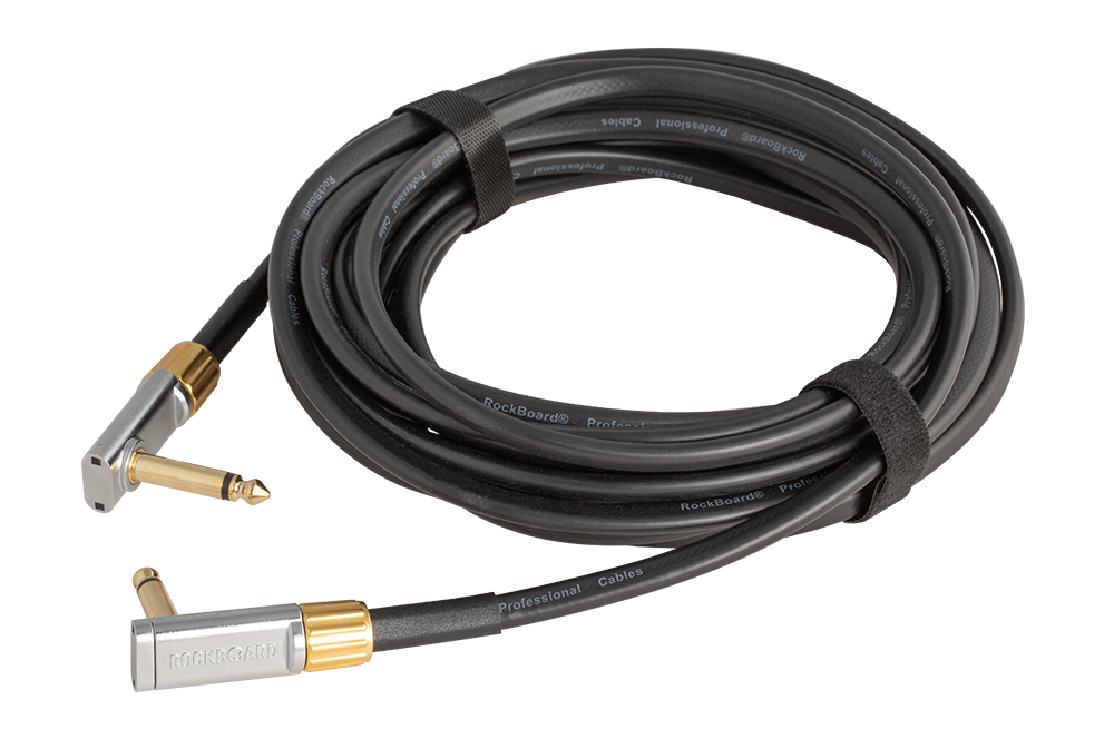 RockBoard Premium Series Flat Instrument Cable, Angled / Angled - 600 cm / 236 7/32"