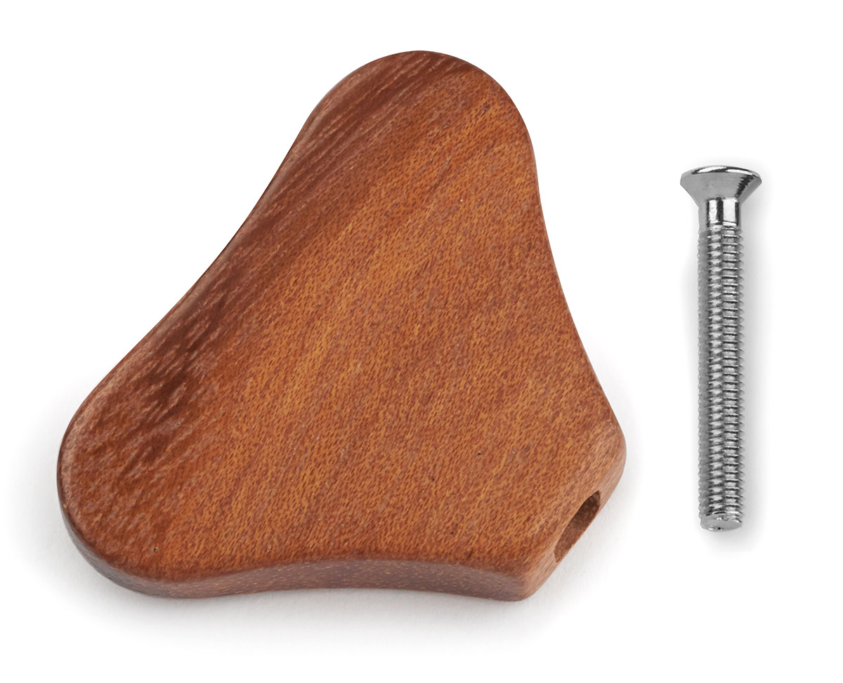 Warwick Parts - Wooden Peg for Warwick Machine Heads - Tigerwood (with Chrome Screw)