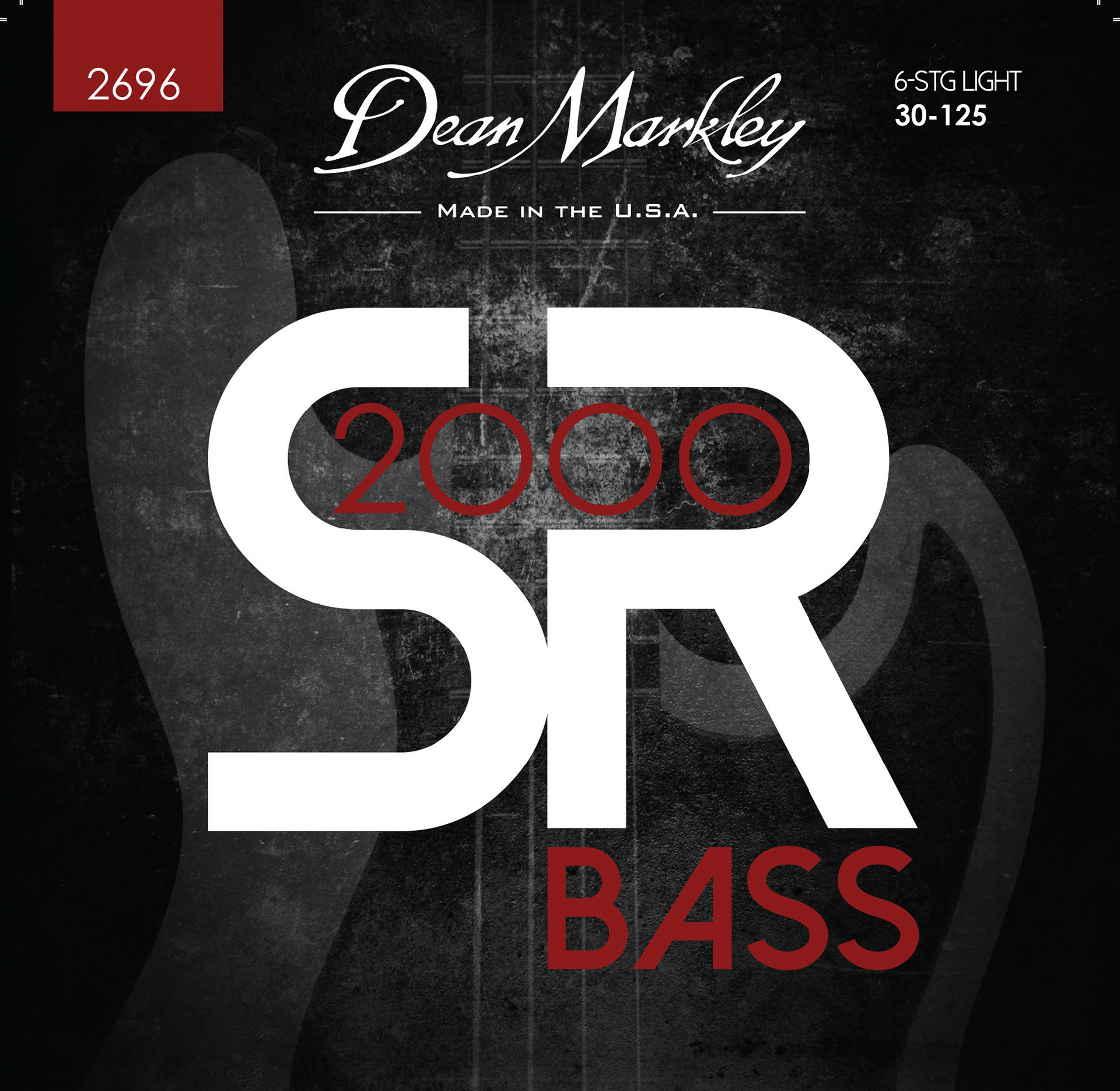 Dean Markley SR 2000 - 2696 - Electric Bass String Set, 6-String, Light, .030-.125