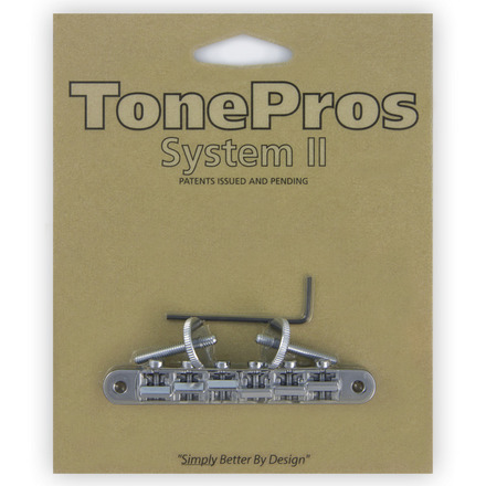 TonePros AVR2 C - Tune-O-Matic Bridge (Vintage ABR-1 Replacement) - Chrome
