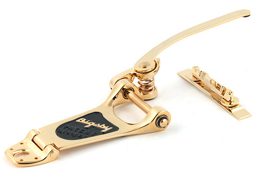Bigsby B3 Vibrato with Bridge - Thin Electric Hollow-Body and Semi-Hollow Guitars - Gold, Lefthand