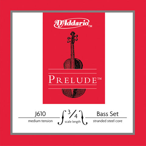 D'ADDARIO J610 3/4M Prelude Bass Saiten Set, Medium Tension